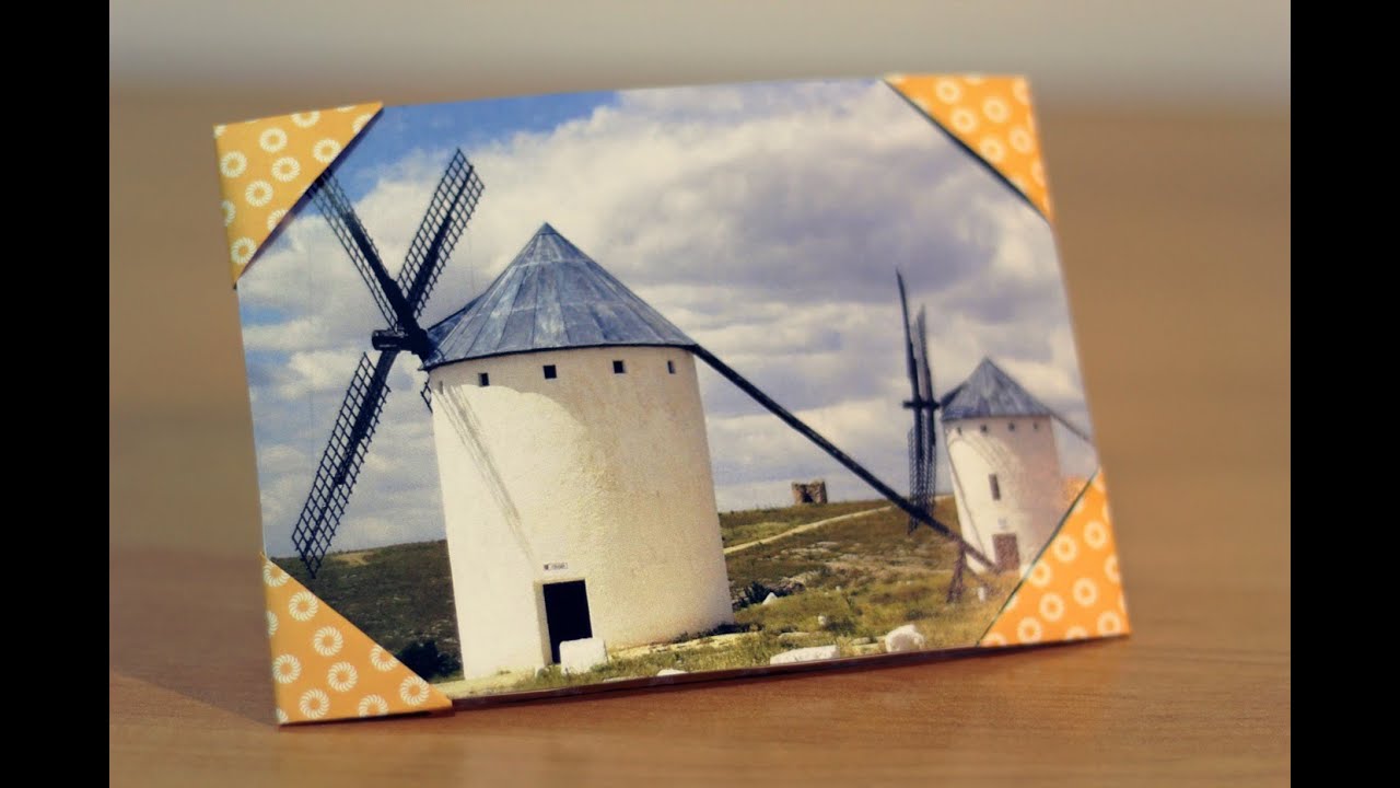 DIY ORIGAMI: Cómo hacer un portafotos