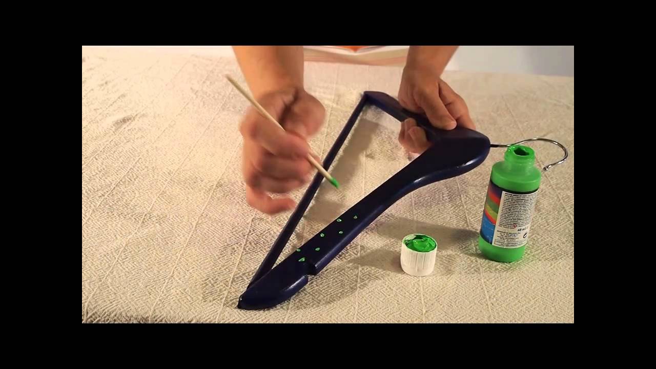 DIY Decorated Hangers - Manualidades:Perchas Decoradas