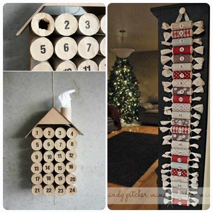 How to make your own advent calendar becoration