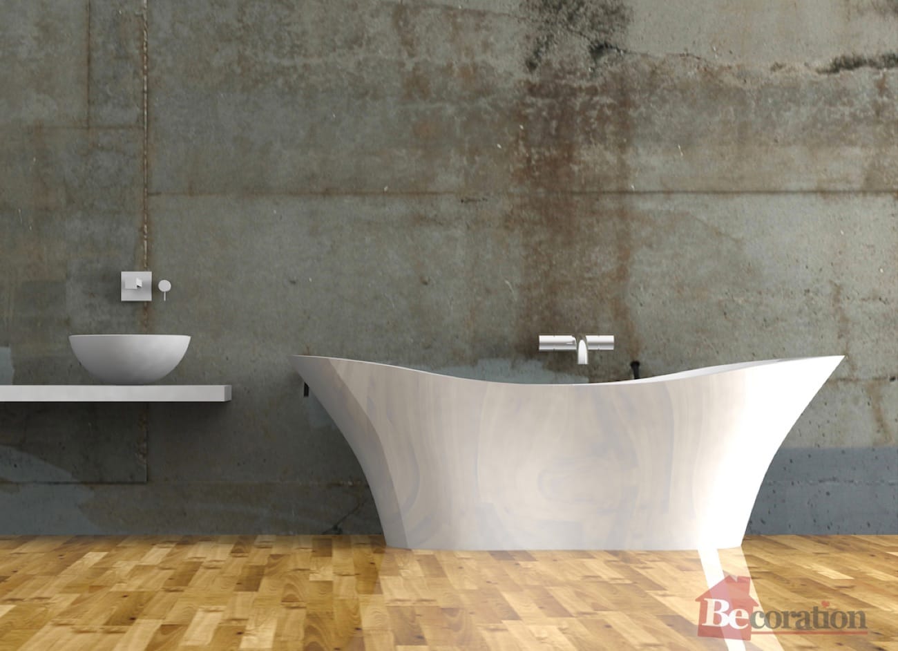 Bathroom wall designs - becoration